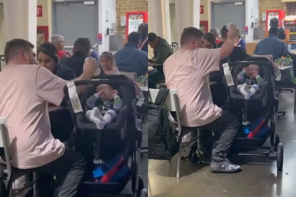 Captan-a-sujeto-golpeando-a-un-bebe-en-el-aeropuerto