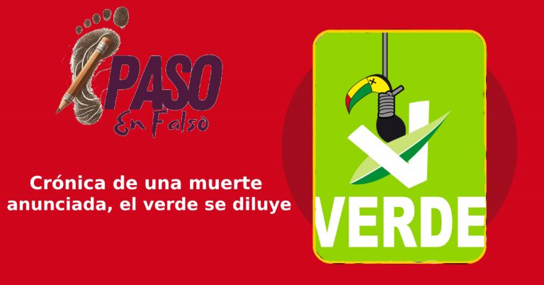 paso en falso verde