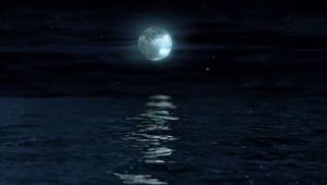 agua en la luna