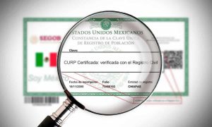 curp certificación