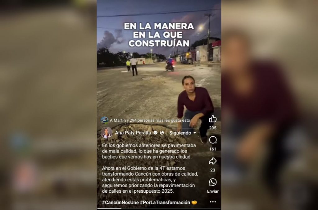 pavimentacion ana paty cancún bacheo