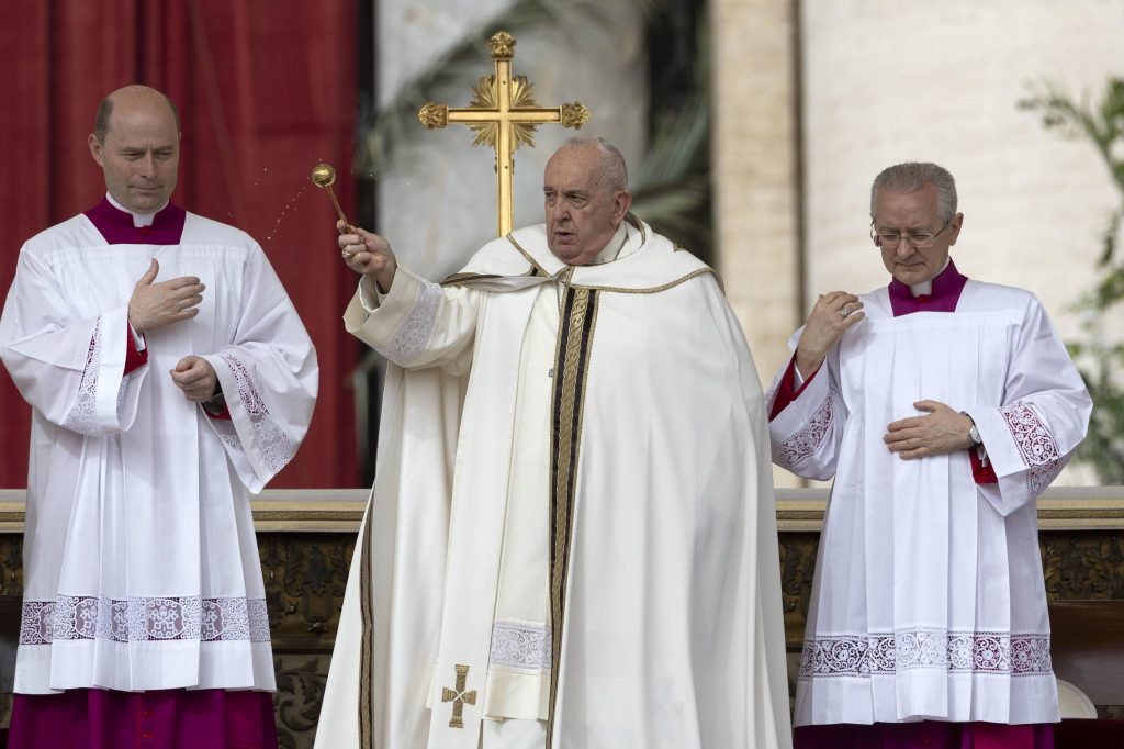 Pope Francis leads Easter Sunday Mass in St. Peter's Square