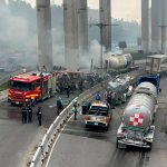 La Fiscalía de CDMX descarta que un bache haya provocado la volcadura y explosión de una pipa en Iztapalapa