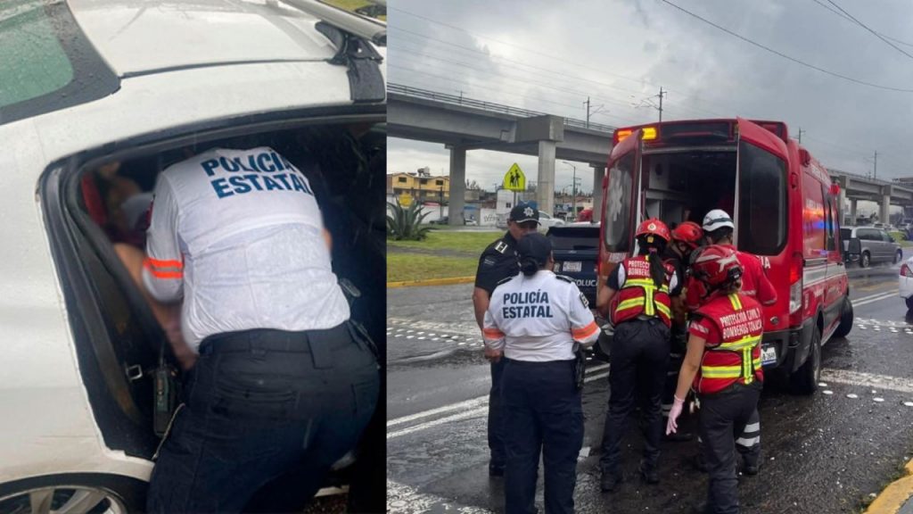 Una mujer dio a luz dentro de un taxi en Toluca; policías estatales intervinieron y ayudaron en el parto antes de trasladarlas al hospital.