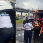Una mujer dio a luz dentro de un taxi en Toluca; policías estatales intervinieron y ayudaron en el parto antes de trasladarlas al hospital.