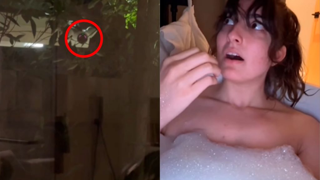 Una joven denunció en redes sociales que su vecino colocó una cámara apuntando directamente a su baño
