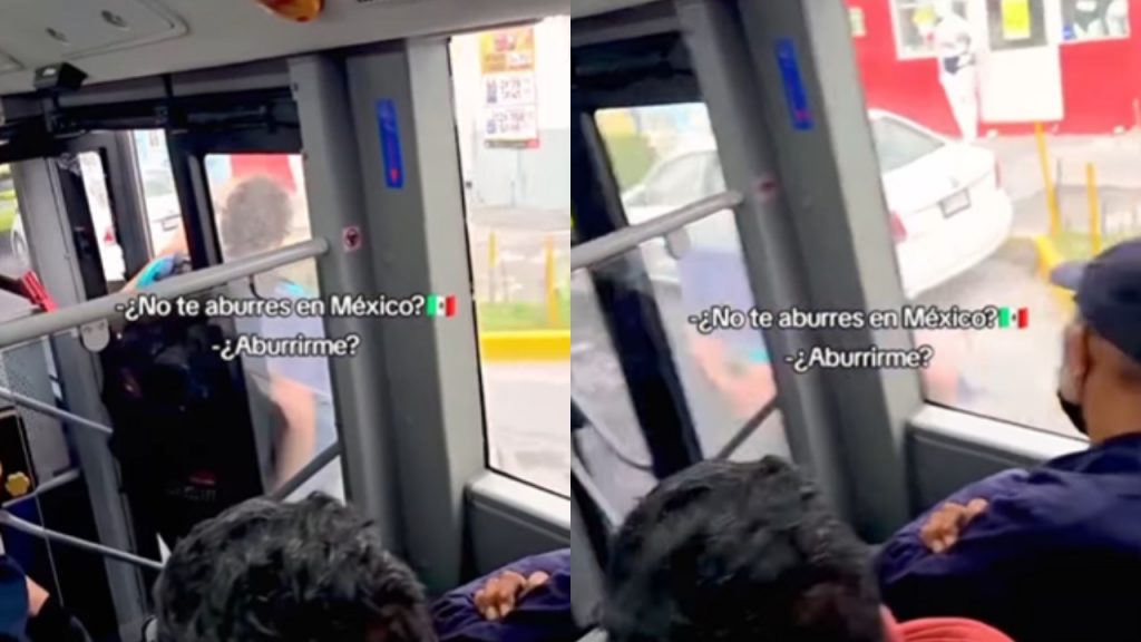 VIDEO_ ¿No pidió la parada_ Hombre salta de un camión en movimiento