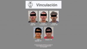 FGE vincula a proceso a cinco hombres por narcomenudeo