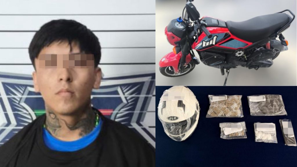 Axel Jesús “N” fue detenido en la Supermanzana 227 de Cancún durante un operativo conjunto entre la Secretaría de Seguridad Ciudadana y la Secretaría de Marina.