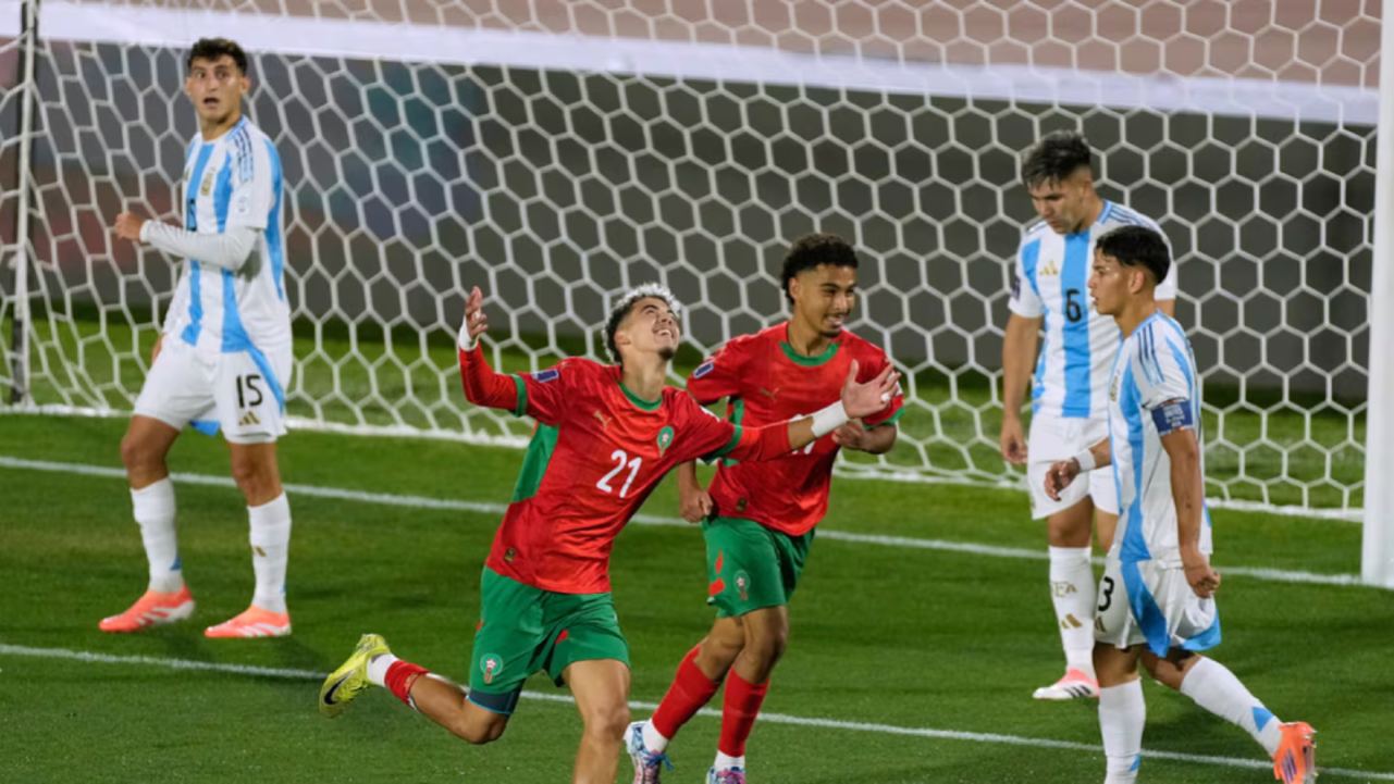 Marruecos derrotó 2-0 a Argentina en la final de la Copa del Mundo Sub-20 disputada en Chile.