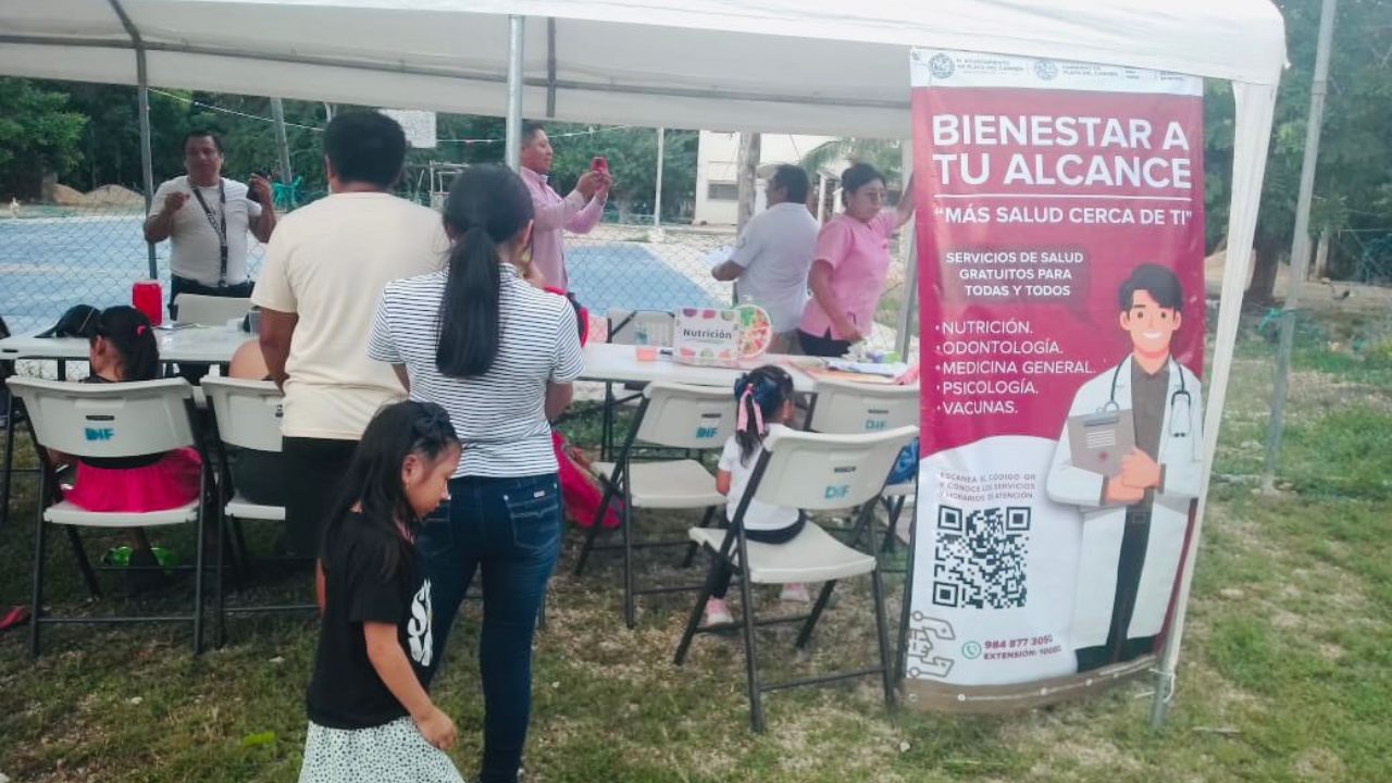 El Ayuntamiento de Playa del Carmen llevó su Módulo Itinerante a Campamento Hidalgo y Cortez, ofreciendo atención gratuita en salud, registro civil, asesorías jurídicas, bienestar animal y actividades culturales, acercando los servicios a las comunidades indígenas.