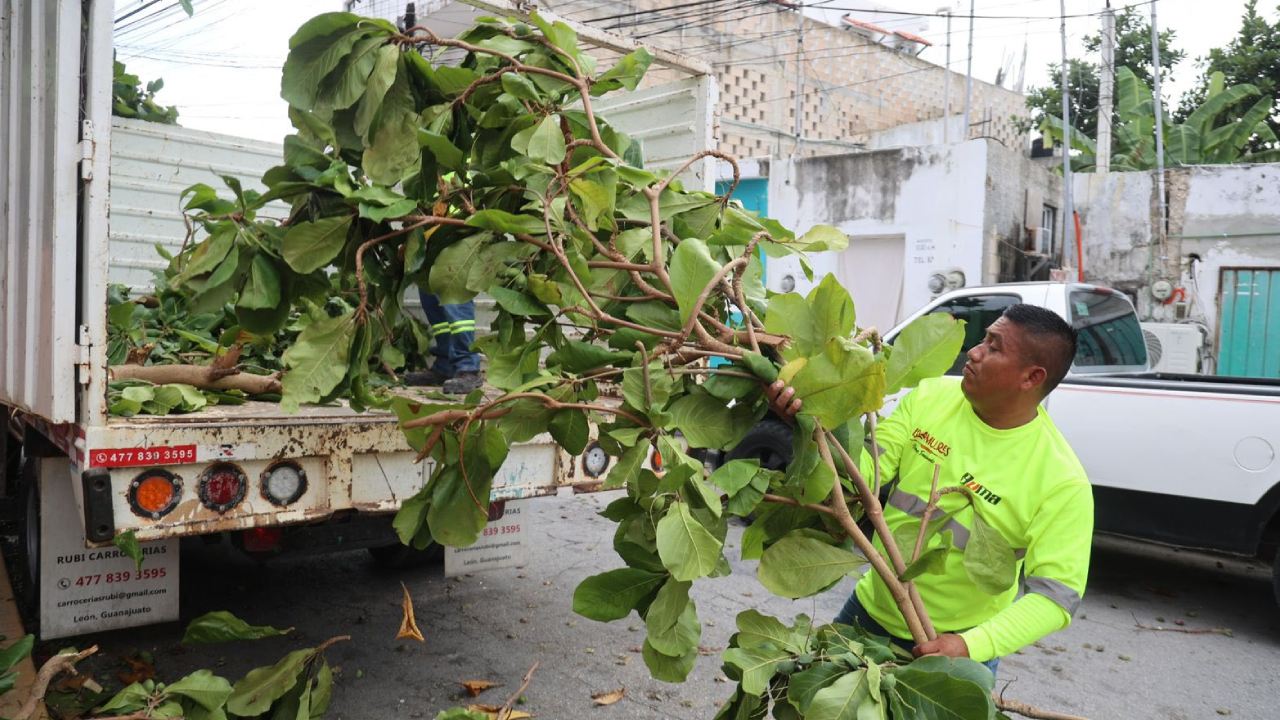 El Ayuntamiento de Isla Mujeres activó el Operativo Tormenta ante el pronóstico de lluvias intensas del 6 al 8 de octubre.