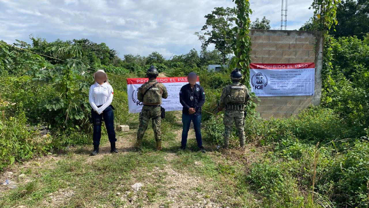 Autoridades constataron que más de 30 mil m² fueron chapeados y rellenados pese a que el proyecto carece de autorizaciones municipales y estatales.