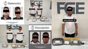 Nueve personas, entre ellas siete taxistas, fueron detenidas en distintos puntos de Playa del Carmen por presunto narcomenudeo.