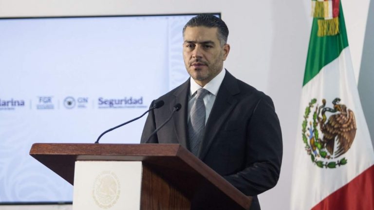 García Harfuch niega vínculos del crimen organizado con Miss Universo