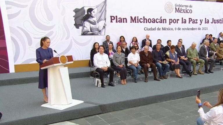 Sheinbaum presenta el “Plan Michoacán” y promete seguimiento personal a la estrategia de seguridad