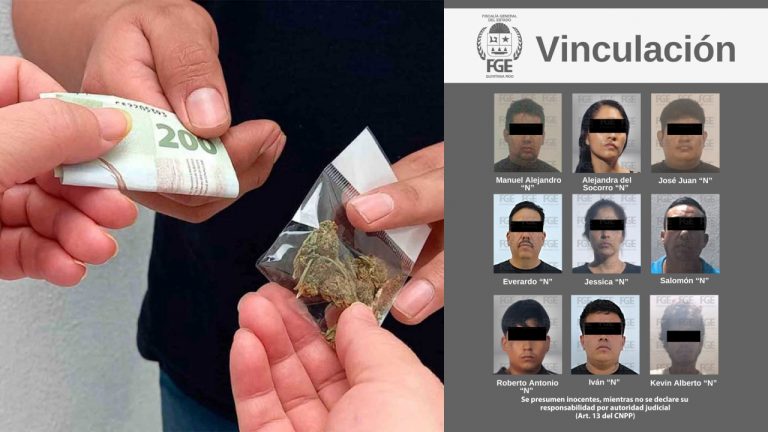 Vinculan a nueve personas por delitos de narcomenudeo en Cancún