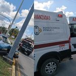 Un accidente vehicular registrado la tarde de este martes en el cruce de las avenidas Insurgentes y Nápoles, en Chetumal, dejó como saldo una mujer lesionada.