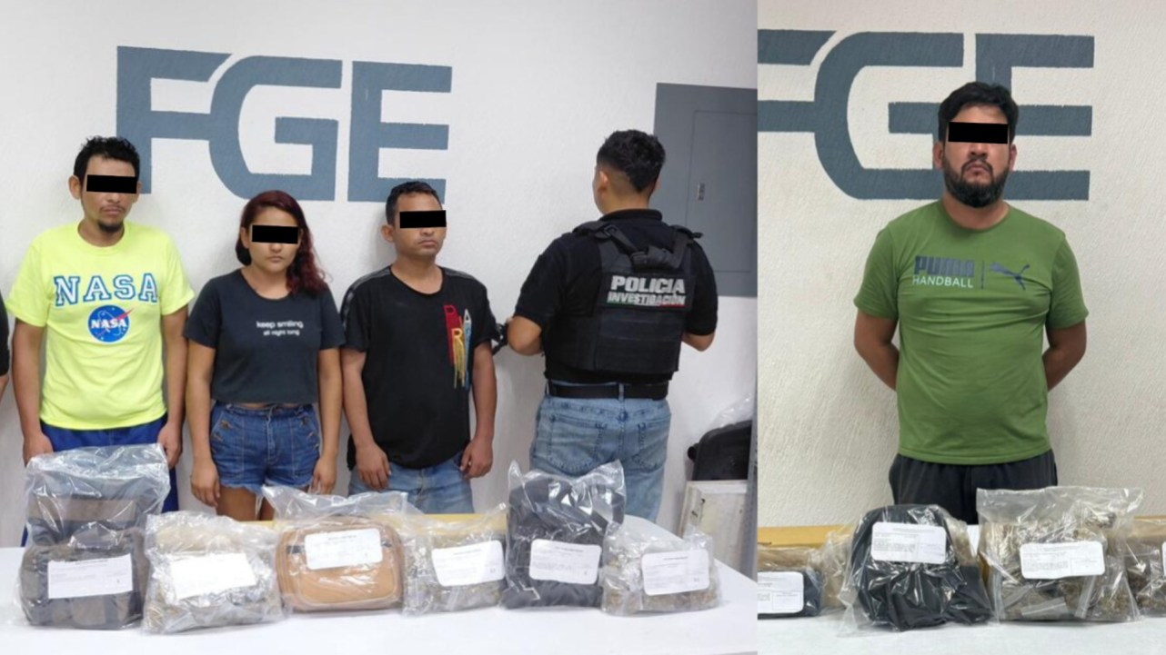 La Fiscalía General del Estado, junto con fuerzas federales y policías locales, realizó cuatro cateos en Playa del Carmen y Benito Juárez, asegurando drogas, un vehículo y deteniendo a cuatro personas por su presunta relación con el narcomenudeo.