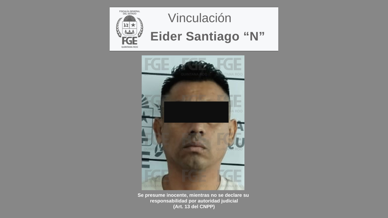 El imputado permanecerá en prisión preventiva por dos años mientras avanza el proceso penal por un homicidio ocurrido en 2019 en Benito Juárez.