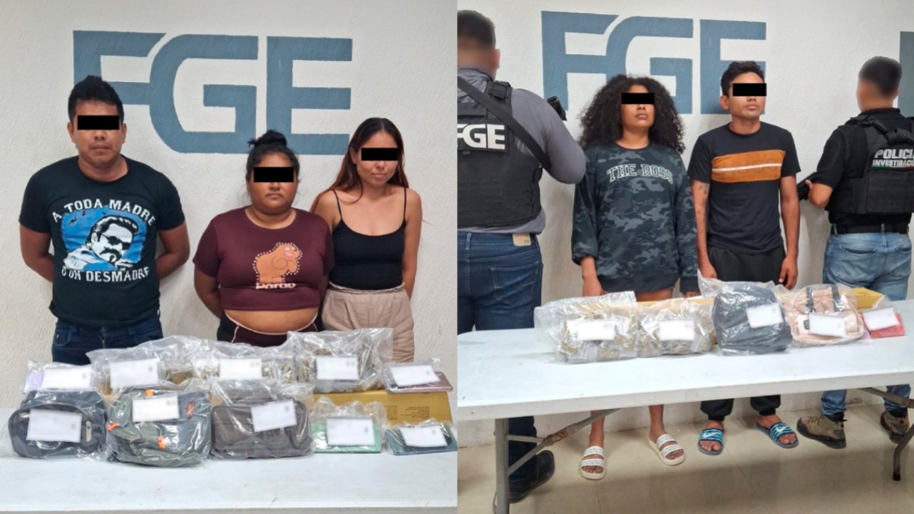 La Fiscalía de Quintana Roo vinculó a proceso a cinco personas por narcomenudeo en colonias irregulares de Playa del Carmen, tras presentar pruebas ante un Juez de Control.