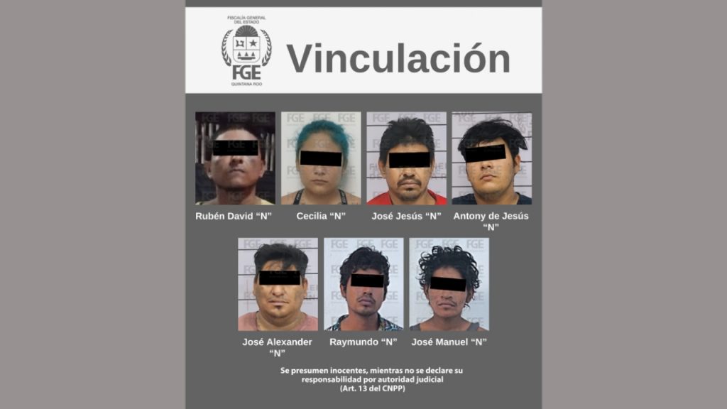 La Fiscalía presentó pruebas que permitieron a jueces de control vincular a siete personas por presuntos delitos contra la salud en Cancún.