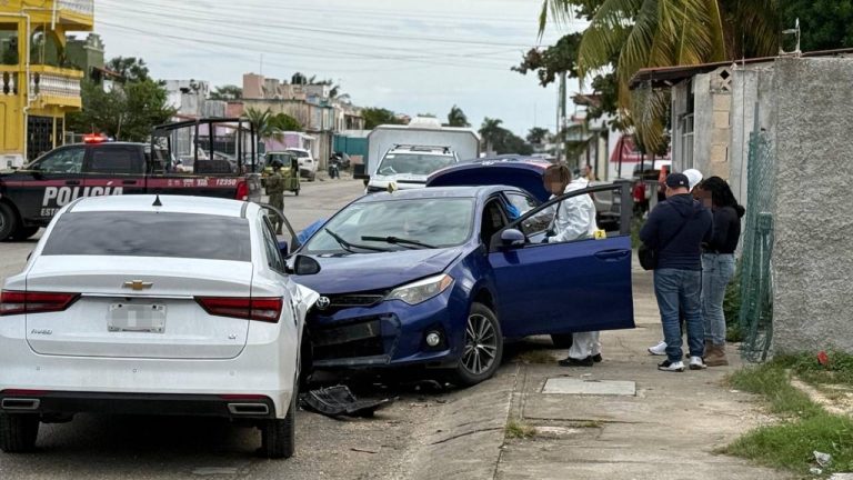 Un hombre fue baleado la mañana de este domingo en la Región 201 de Cancún y logró llegar por sus propios medios al Hospital General.