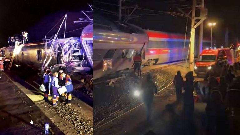 Un accidente de tren de alta velocidad en España deja 21 muertos y más de 100 heridos, algunos de gravedad.