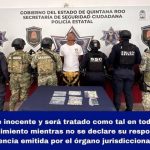 En calles de Chetumal fuerzas estatales y federales detuvieron a José Rodolfo “N”, a quien le aseguraron diversas bolsitas con drogas.