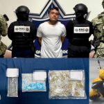 El sospechoso fue interceptado cuando intentaba huir a bordo de una motocicleta en la colonia Emiliano Zapata.