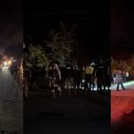 Llantas y ramas bloquearon momentáneamente la carretera 307 en el acceso a Limones; horas después, el paso fue restablecido sin incidentes mayores.