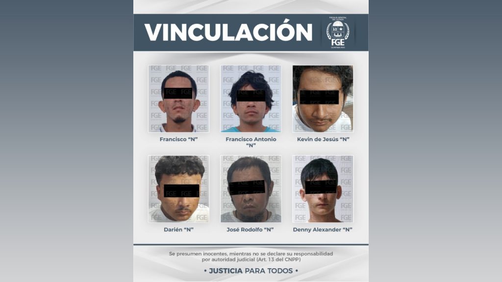 Seis hombres fueron vinculados a proceso por presuntos delitos de narcomenudeo en Benito Juárez y Cozumel.