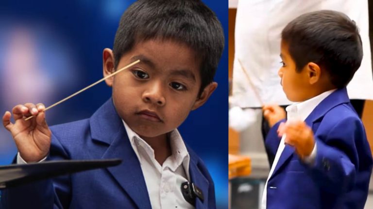 Gabriel Castillo Amador, de 4 años, se volvió viral al demostrar habilidades sorprendentes como director de orquesta.