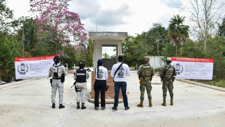 Autoridades aseguraron un predio en Alfredo V. Bonfil tras detectar posibles delitos ambientales relacionados con un desarrollo inmobiliario sin permisos.