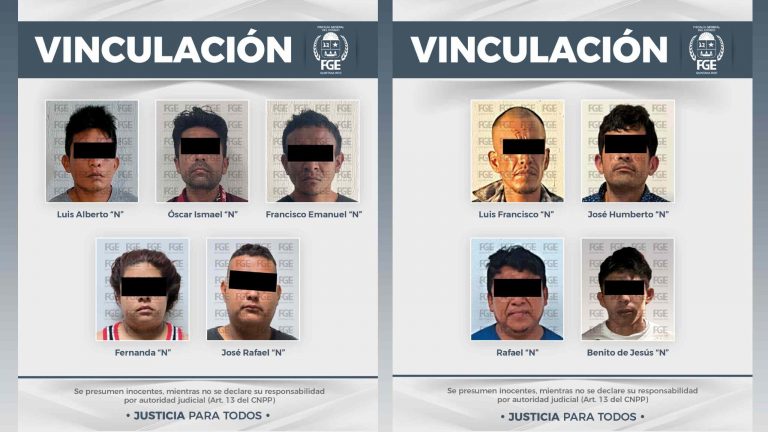 Nueve personas fueron vinculadas a proceso por su probable participación en delitos contra la salud en Benito Juárez, Cozumel y Othón P. Blanco