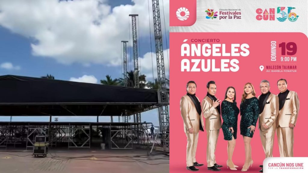 Cancún celebra su 56 aniversario con concierto gratuito de Los Ángeles Azules en Malecón Tajamar. Conoce todos los detalles.