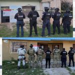 Ocho cateos simultáneos en Quintana Roo dejaron dos detenidos y el aseguramiento de drogas, armas, cartuchos y equipo táctico.