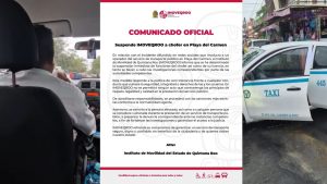 IMOVEQROO suspendió a un taxista en Playa del Carmen tras un incidente con turistas que se viralizó en redes sociales.