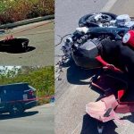 Un motociclista murió tras ser arrollado por un vehículo en la carretera federal 307, cerca del acceso a Playa del Carmen; el responsable huyó.